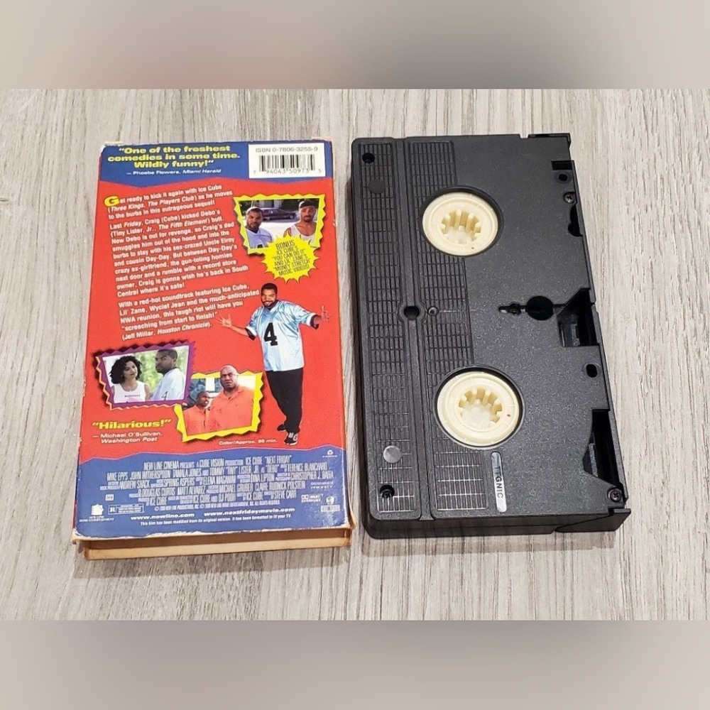 Next Friday VHS Tape Ice Cube - Picture 2 of 2